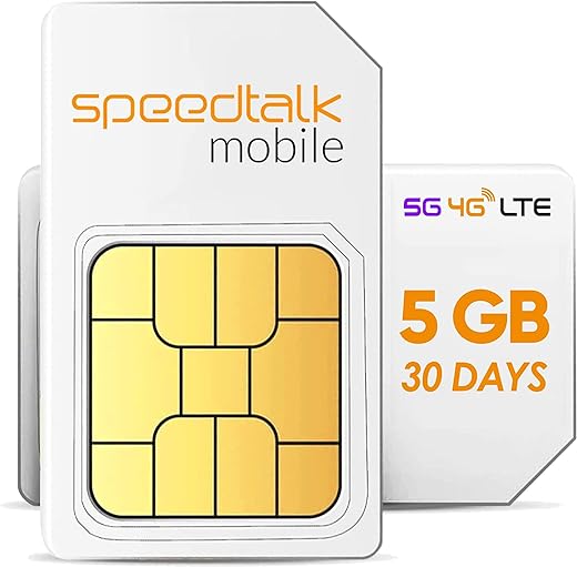 4G LTE Data Only SIM Card – USA Nationwide Domestic and International Roaming – Choose from 1GB 2GB 3GB – 30 Days No Contract Service (5 GB)