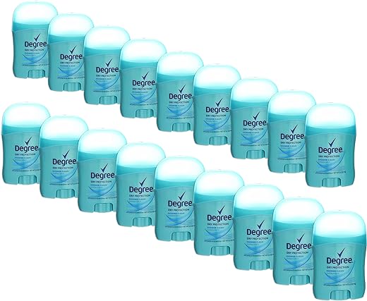 Degree Shower Clean Dry Protection Antiperspirant Deodorant Stick, 0.5 ounce (Pack of 18) (18 Pack)