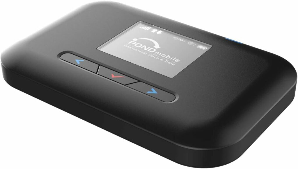 Global Mobile WiFi Hotspot from Pond Mobile with 5GB of LTE Data In Over in 160 Countries, No SIM Card Roaming Charges International Pocket WiFi Hotspot MIFI Device