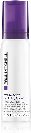 Paul Mitchell Extra-Body Sculpting Foam, Thickens + Builds Body, For Fine Hair