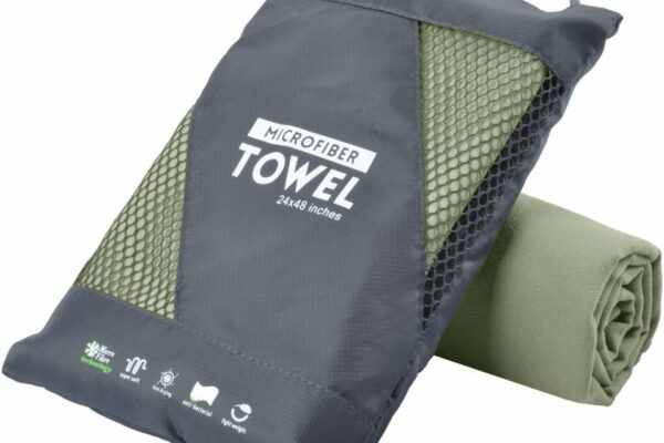 Rainleaf Microfiber Towel Perfect Travel & Sports &Camping Towel.Fast Drying - Super Absorbent - Ultra Compact.Suitable for Backpacking,Gym,Beach,Swimming,Yoga