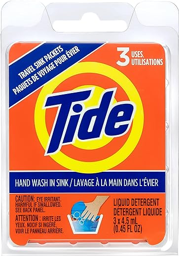 Tide Liquid Travel Sink Packets, 3-Count