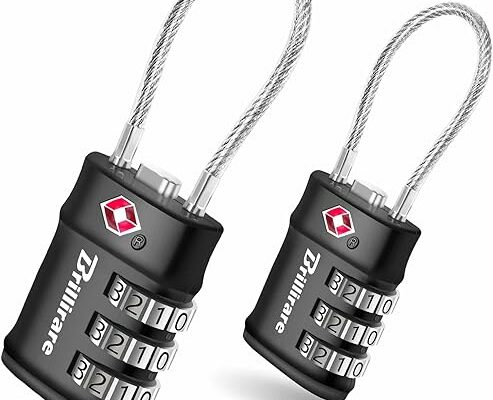 TSA Approved Luggage Locks: 2 Pack