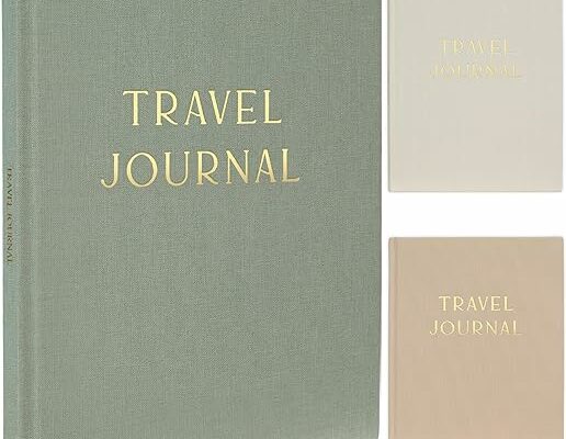 ZICOTO Beautiful Travel Journal For Women - Linen Adventure Diary and Planner To Give As a Gift - The Perfect Journal to Keep All your Travel Memories For Years To Come